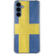 Sweden Flag Distressed Galaxy S24 Clear Case